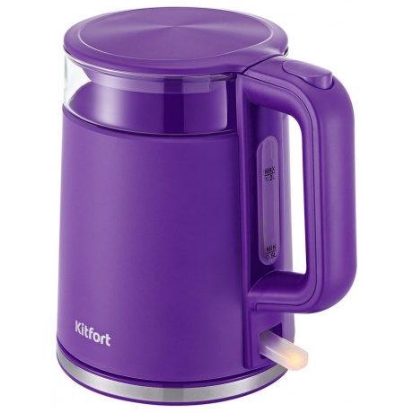 Чайник Kitfort КТ-6124-1 фиолетовый - фото 2