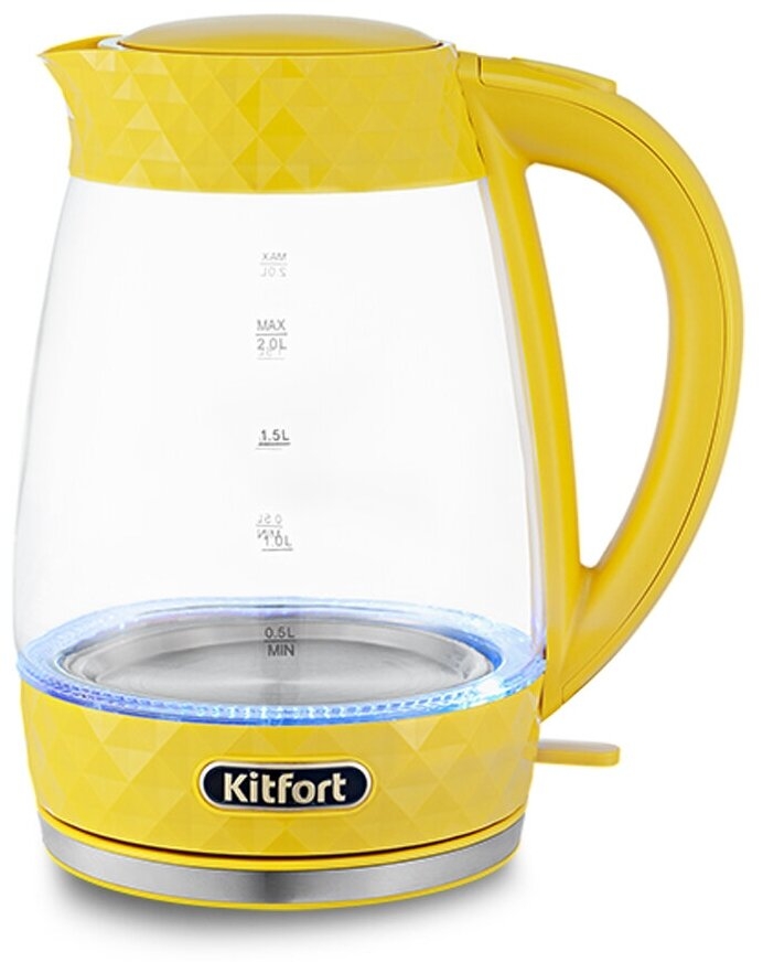 Чайник электрический Kitfort КТ-6123-5 желтый