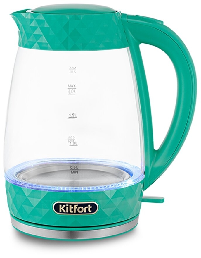 Чайник электрический Kitfort КТ-6123-3 бирюзовый