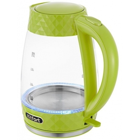 Чайник электрический Kitfort КТ-6123-2 салатовый - фото 2