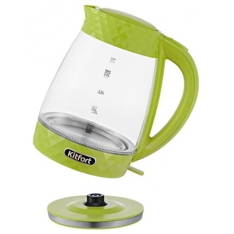 Чайник электрический Kitfort КТ-6123-2 салатовый - фото 3