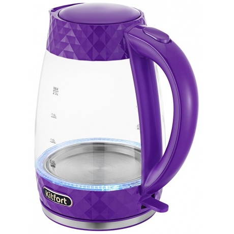 Чайник Kitfort КТ-6123-1 фиолетовый - фото 2
