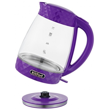 Чайник Kitfort КТ-6123-1 фиолетовый - фото 3