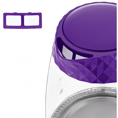 Чайник Kitfort КТ-6123-1 фиолетовый - фото 4