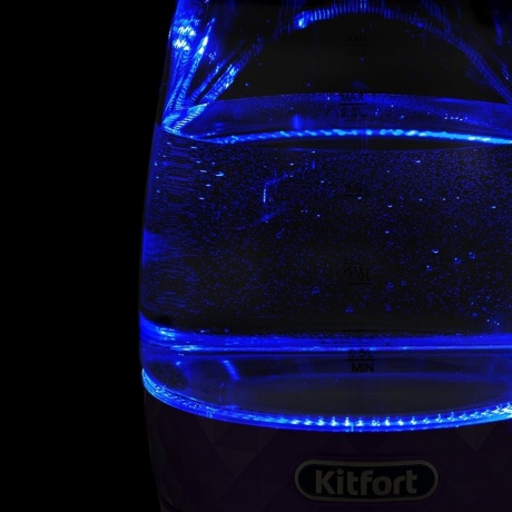 Чайник Kitfort КТ-6123-1 фиолетовый - фото 5