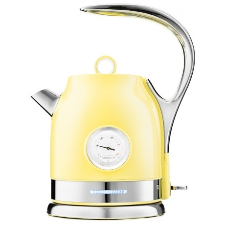 Чайник Kitfort КТ-694-3 желтый уцененный (гарантия 14 дней) - фото 1