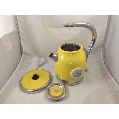 Чайник Kitfort КТ-694-3 желтый уцененный (гарантия 14 дней) - фото 2