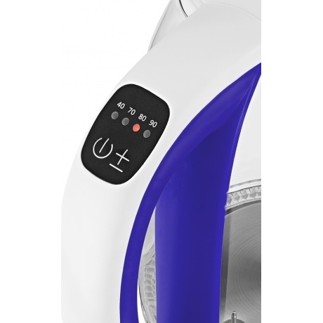 Чайник электрический Kitfort КТ-6140-1 бело-фиолетовый - фото 4