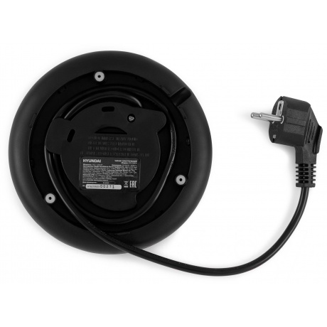 Чайник электрический Hyundai HYK-G3803 1.7л. 2200Вт черный/серебристый (корпус: стекло) - фото 5