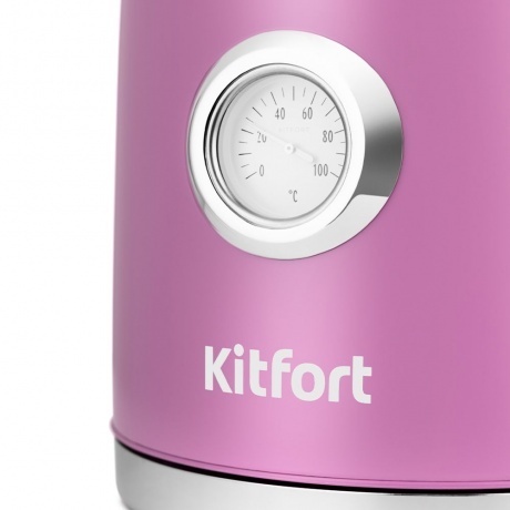 Чайник электрический Kitfort КТ-6144-1 лавандовый - фото 3