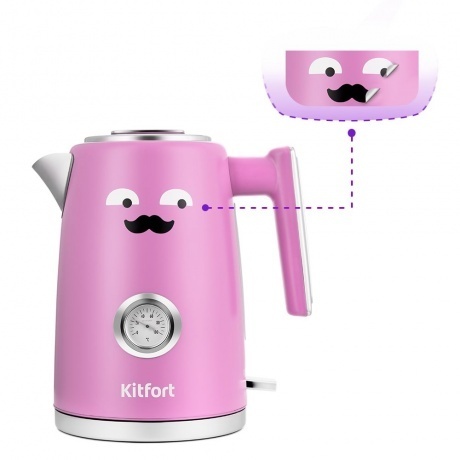 Чайник электрический Kitfort КТ-6144-1 лавандовый - фото 9