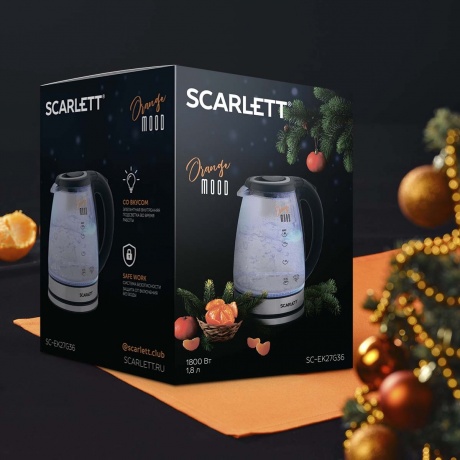 Чайник электрический Scarlett SC-EK27G36 - фото 7