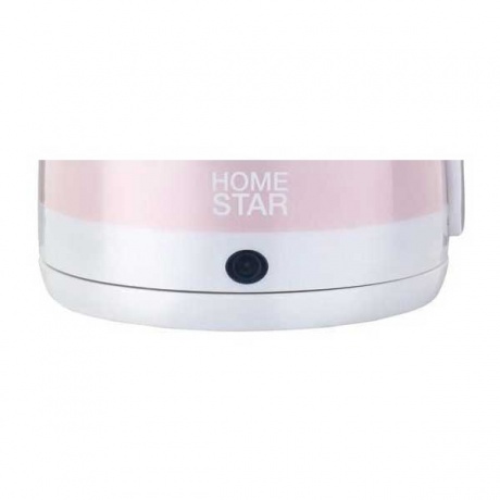 Чайник электрический Homestar HS-1035 (1,8 л) розовый, двойной корпус - фото 3