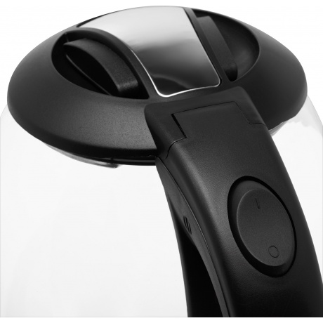 Чайник электрический Starwind SKG2051 1.8л. 1800Вт черный/серебристый (корпус: стекло) - фото 4