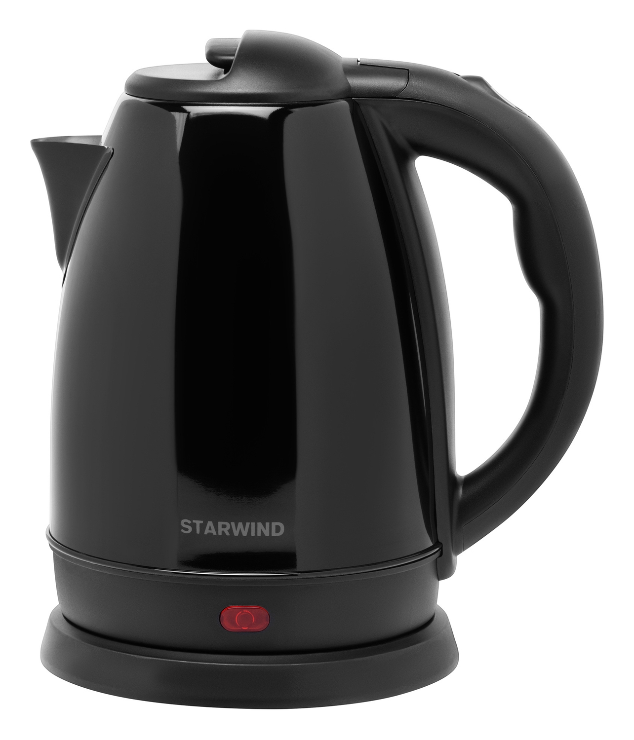 Чайник электрический Starwind SKS2050 1.8л. 1800Вт черный (корпус: нержавеющая сталь/пластик) - фото 1