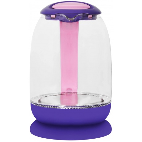 Чайник электрический Starwind SKG1513 1.7л. 2200Вт фиолетовый/розовый (корпус: стекло) - фото 4