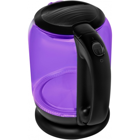 Чайник электрический Hyundai HYK-G5809 1.8л. 2200Вт фиолетовый/черный (корпус: стекло) - фото 6