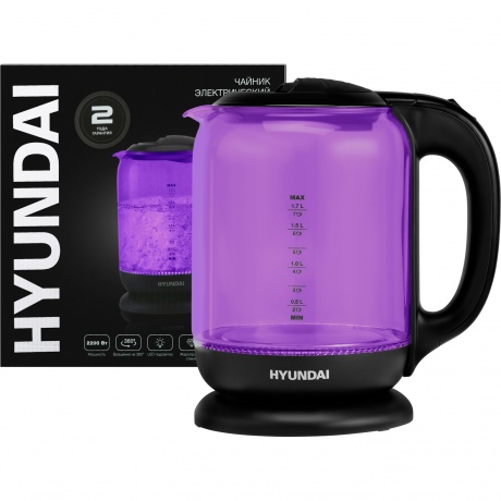 Чайник электрический Hyundai HYK-G5809 - фото 12
