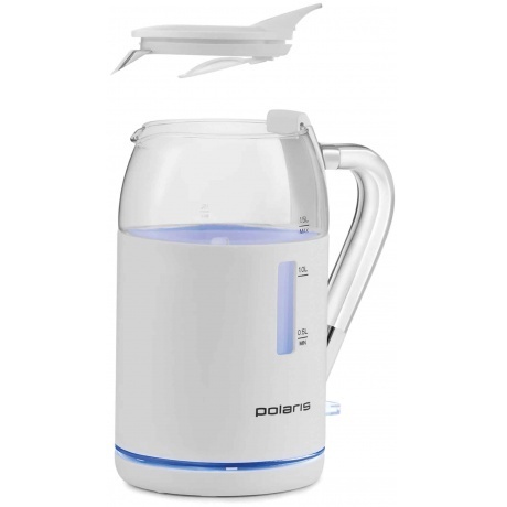 Чайник электрический Polaris PWK 1563CGL белый - фото 3