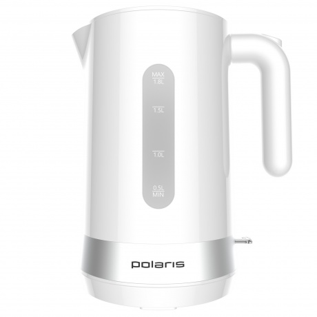 Чайник электрический Polaris PWK 1803C Water Way Pro, белый - фото 1