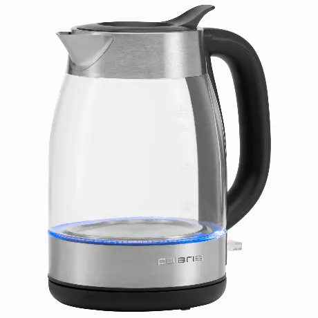 Чайник электрический Polaris PWK 1817CGL, черный/ нерж. сталь