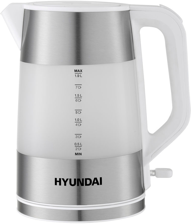 Чайник электрический Hyundai HYK-P4025 белый чайник hyundai hyk p4025 2l
