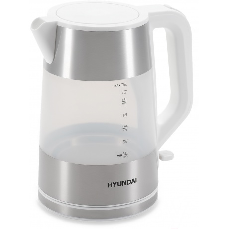 Чайник электрический Hyundai HYK-P4025 белый - фото 3