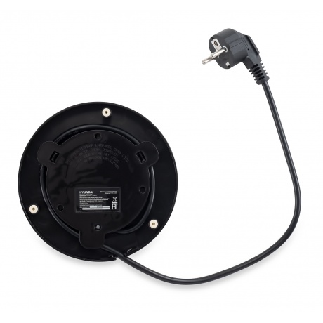 Чайник электрический Hyundai HYK-P4026 черный - фото 2