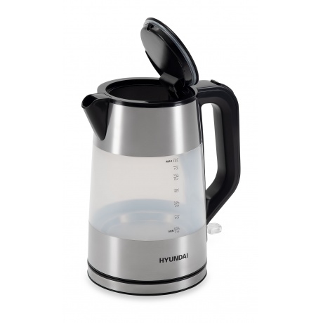Чайник электрический Hyundai HYK-P4026 черный - фото 4