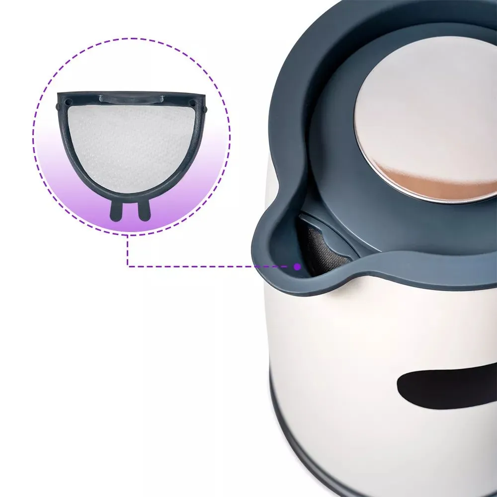 Чайник электрический Kitfort КТ-6148 1.7л. 2200Вт белый/серый - фото 2