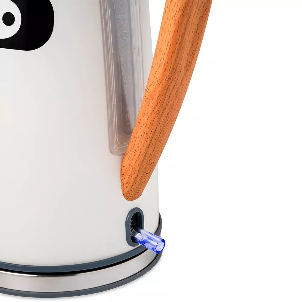 Чайник электрический Kitfort КТ-6148 1.7л. 2200Вт белый/серый - фото 5