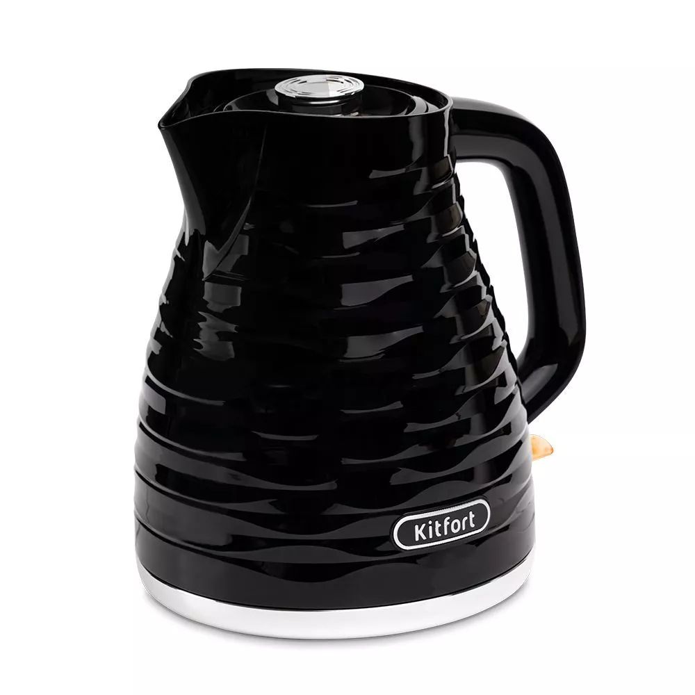 Чайник электрический Kitfort КТ-6152 1.7л. 2200Вт черный/нержавеющая сталь