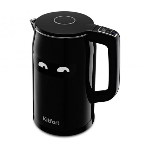 Чайник электрический Kitfort КТ-6154 1.7л. 2200Вт черный - фото 1