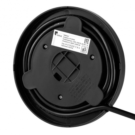 Чайник электрический Kitfort КТ-6156 1.5л. 2200Вт черный - фото 4