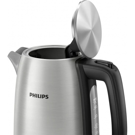 Чайник электрический Philips HD9353/90 1.7л. 2060Вт нержавеющая сталь/черный - фото 2