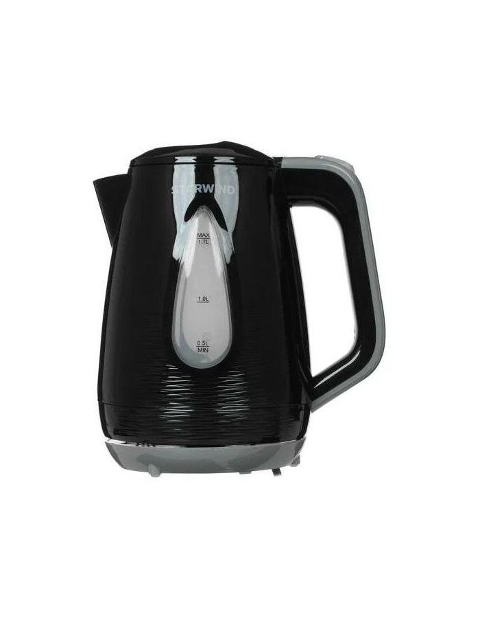 Чайник электрический Starwind SKP2316 1.7л. 2200Вт черный/серый (корпус: пластик) - фото 2