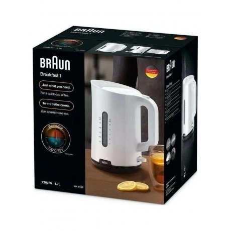 Чайник электрический Braun WK 1100.WH - фото 8