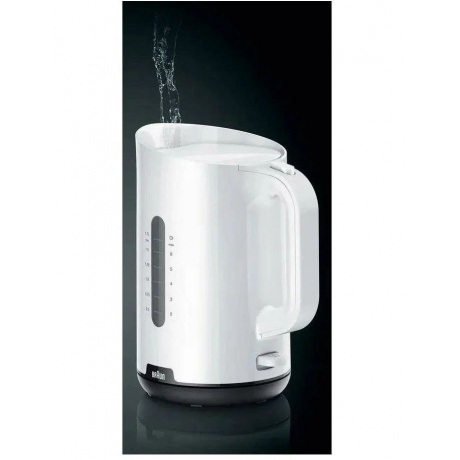 Чайник электрический Braun WK1100WH 1.7л. 2200Вт белый (корпус: пластик) - фото 7