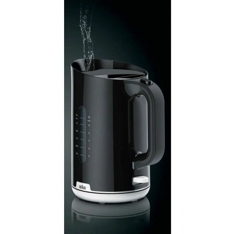 Чайник электрический Braun WK1100BK 1.7л. 2200Вт черный (корпус: пластик) - фото 6