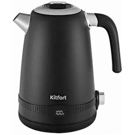 Чайник электрический Kitfort КТ-6121-1 черный  хорошее состояние - фото 1