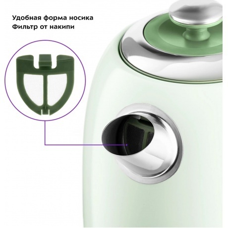 Чайник электрический Kitfort КТ-6604 - фото 5