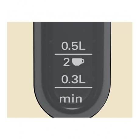 Чайник электрический Bosch TWK4P437 бежевый/черный - фото 8