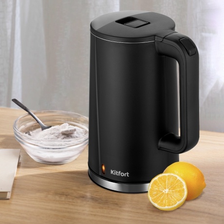 Чайник электрический Kitfort КТ-6612-1 черный - фото 3