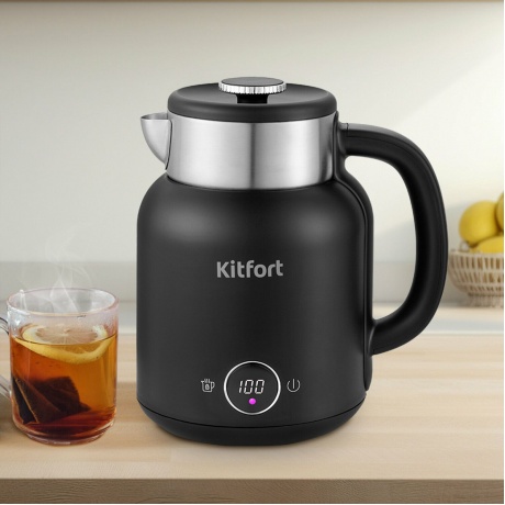 Чайник Kitfort КТ-6196-1 черный - фото 2