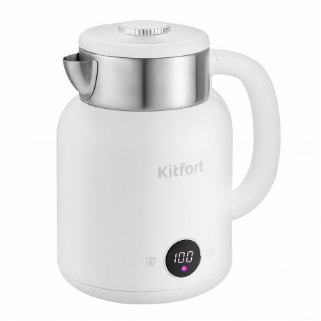 Чайник Kitfort КТ-6196-2 белый - фото 1