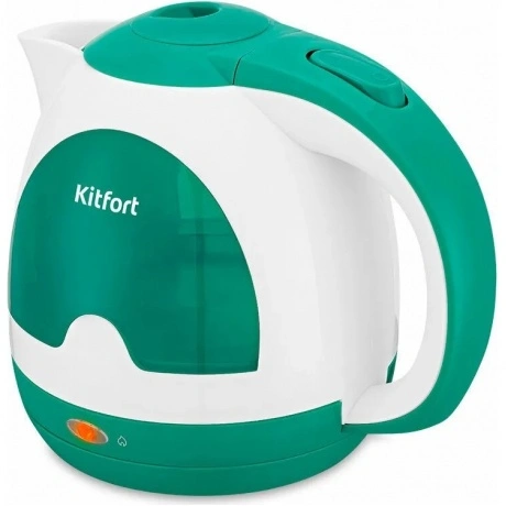Чайник электрический Kitfort КТ-6607-2 бело-зеленый
