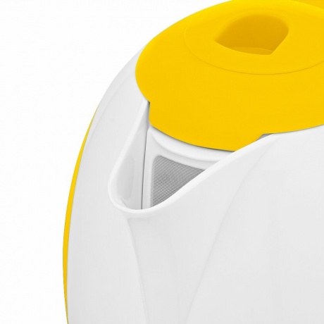 Чайник Kitfort КТ-6607-3 бело-желтый - фото 5