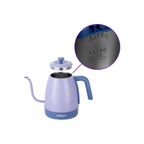 Чайник электрический для варки кофе Kitfort КТ-6613 - фото 6