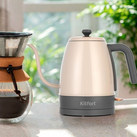 Чайник для варки кофе Kitfort КТ-6614 - фото 6