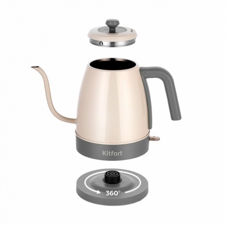 Чайник электрический для варки кофе Kitfort КТ-6614 - фото 5